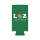LOZ Lake of the Ozarks Green Can Cooler