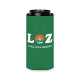 LOZ Lake of the Ozarks Green Can Cooler
