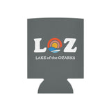 LOZ Lake of the Ozarks Dark Grey Can Cooler