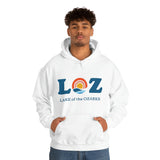 LOZ Lake of the Ozarks White Unisex Heavy Hooded Sweatshirt