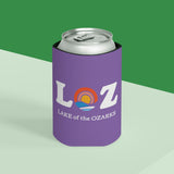 LOZ Lake of the Ozarks Purple Can Cooler