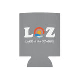 LOZ Lake of the Ozarks Light Grey Can Cooler