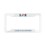LOZ Lake of the Ozarks White License Plate Frame