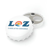 LOZ Lake of the Ozarks White Bottle Opener