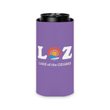 LOZ Lake of the Ozarks Purple Can Cooler