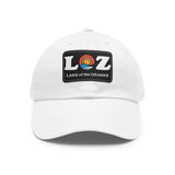 LOZ Lake of the Ozarks Dad Hat with Leather Patch