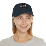 LOZ Lake of the Ozarks Dad Hat with Leather Patch (Round)
