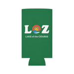 LOZ Lake of the Ozarks Green Can Cooler
