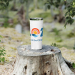LOZ Lake of the Ozarks White Copper Vacuum Insulated Tumbler, 22oz