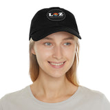 LOZ Lake of the Ozarks Dad Hat with Leather Patch (Round)