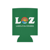 LOZ Lake of the Ozarks Green Can Cooler