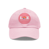 LOZ Lake of the Ozarks Dad Hat with Leather Patch (Round)
