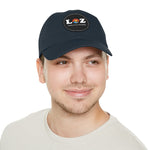 LOZ Lake of the Ozarks Dad Hat with Leather Patch (Round)