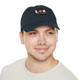 LOZ Lake of the Ozarks Dad Hat with Leather Patch (Round)