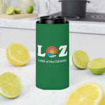 LOZ Lake of the Ozarks Green Can Cooler