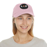 LOZ Lake of the Ozarks Dad Hat with Leather Patch (Round)