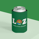 LOZ Lake of the Ozarks Green Can Cooler