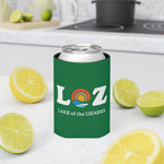 LOZ Lake of the Ozarks Green Can Cooler