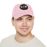 LOZ Lake of the Ozarks Dad Hat with Leather Patch (Round)