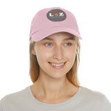 LOZ Lake of the Ozarks Dad Hat with Leather Patch (Round)