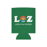 LOZ Lake of the Ozarks Green Can Cooler