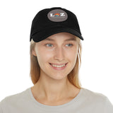 LOZ Lake of the Ozarks Dad Hat with Leather Patch (Round)