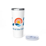 LOZ Lake of the Ozarks White Copper Vacuum Insulated Tumbler, 22oz