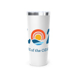LOZ Lake of the Ozarks White Copper Vacuum Insulated Tumbler, 22oz