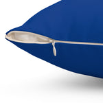 LOZ Lake of the Ozarks Dark Blue Spun Polyester Square Pillow