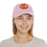 LOZ Lake of the Ozarks Dad Hat with Leather Patch (Round)