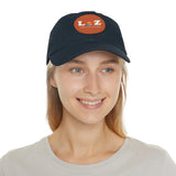 LOZ Lake of the Ozarks Dad Hat with Leather Patch (Round)
