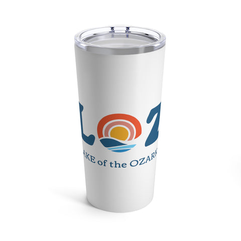 LOZ Lake of the Ozarks White Tumbler, 20oz