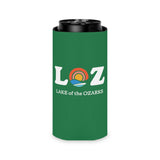 LOZ Lake of the Ozarks Green Can Cooler