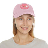 LOZ Lake of the Ozarks Dad Hat with Leather Patch (Round)