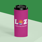LOZ Lake of the Ozarks Dark Pink Can Cooler