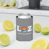 LOZ Lake of the Ozarks Light Grey Can Cooler