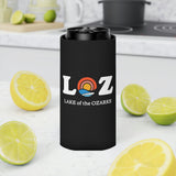 LOZ Lake of the Ozarks Black Can Cooler