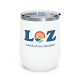 LOZ Lake of the Ozarks 12oz Insulated Wine Tumbler