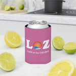 LOZ Lake of the Ozarks Light Pink Can Cooler