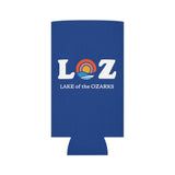 LOZ Lake of the Ozarks Dark Blue Can Cooler