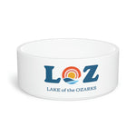 LOZ Lake of the Ozarks White Pet Bowl