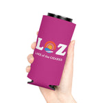 LOZ Lake of the Ozarks Dark Pink Can Cooler