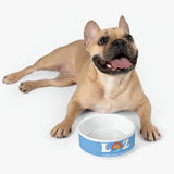 LOZ Lake of the Ozarks Light Blue Pet Bowl