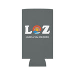 LOZ Lake of the Ozarks Dark Grey Can Cooler