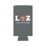 LOZ Lake of the Ozarks Dark Grey Can Cooler