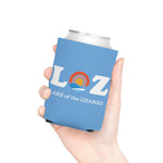 LOZ Lake of the Ozarks Light Blue Can Cooler