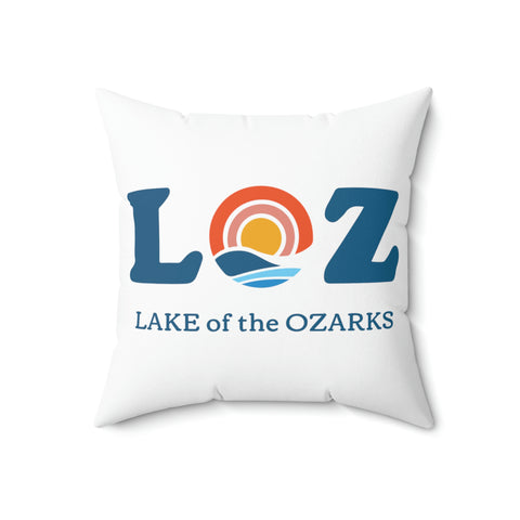 LOZ Lake of the Ozarks Spun Polyester Square Pillow