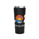 LOZ Lake of the Ozarks Black Copper Vacuum Insulated Tumbler, 22oz