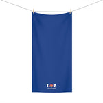 Lake of the Ozarks LOZ Dark Blue Standard Beach Towel, 30x60