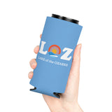 LOZ Lake of the Ozarks Light Blue Can Cooler